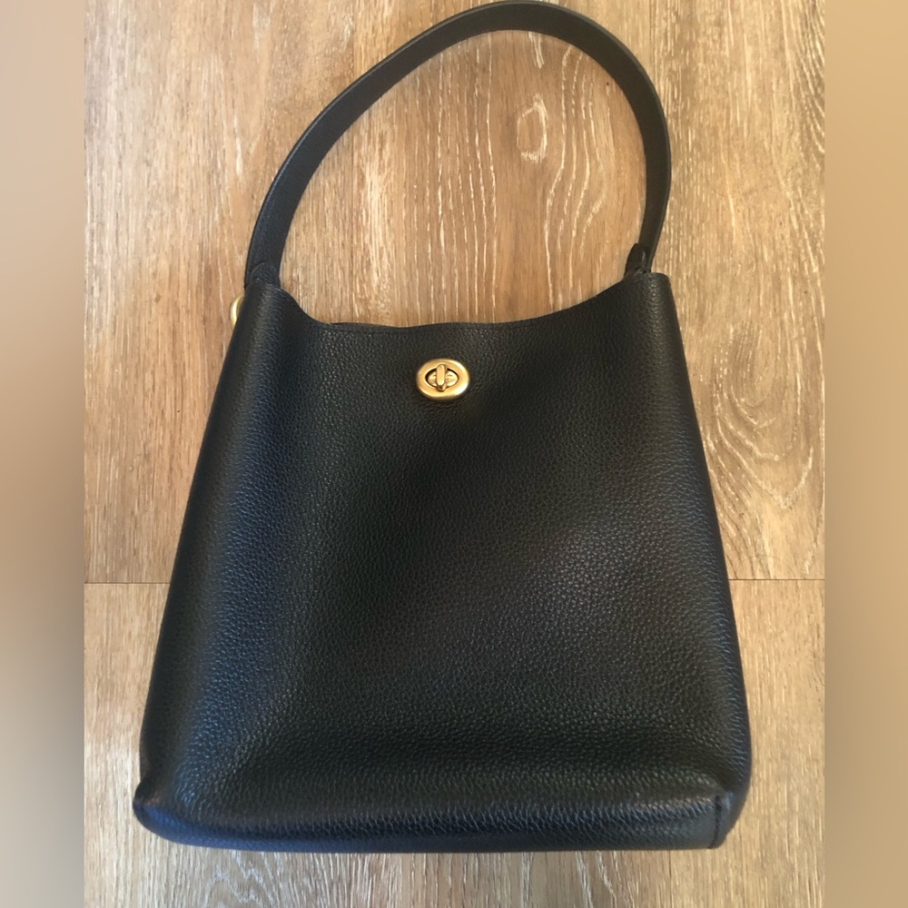 Charlie 21 Black Leather Bucket Bag Like New Condition